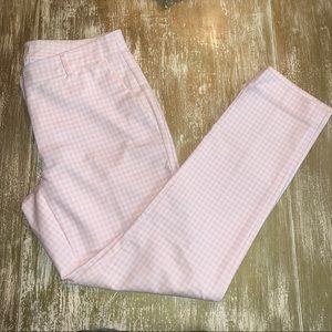 Michael Kors Pink Plaid Dress Pants Size 8